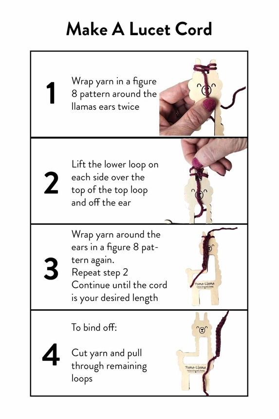 Poma-Llama Pom Pom, Tassel and Lucet Cord Maker by Twice Sheared Sheep