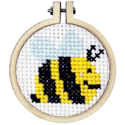'bee Happy!' Mini Matchbox Cross Stitch Kit
