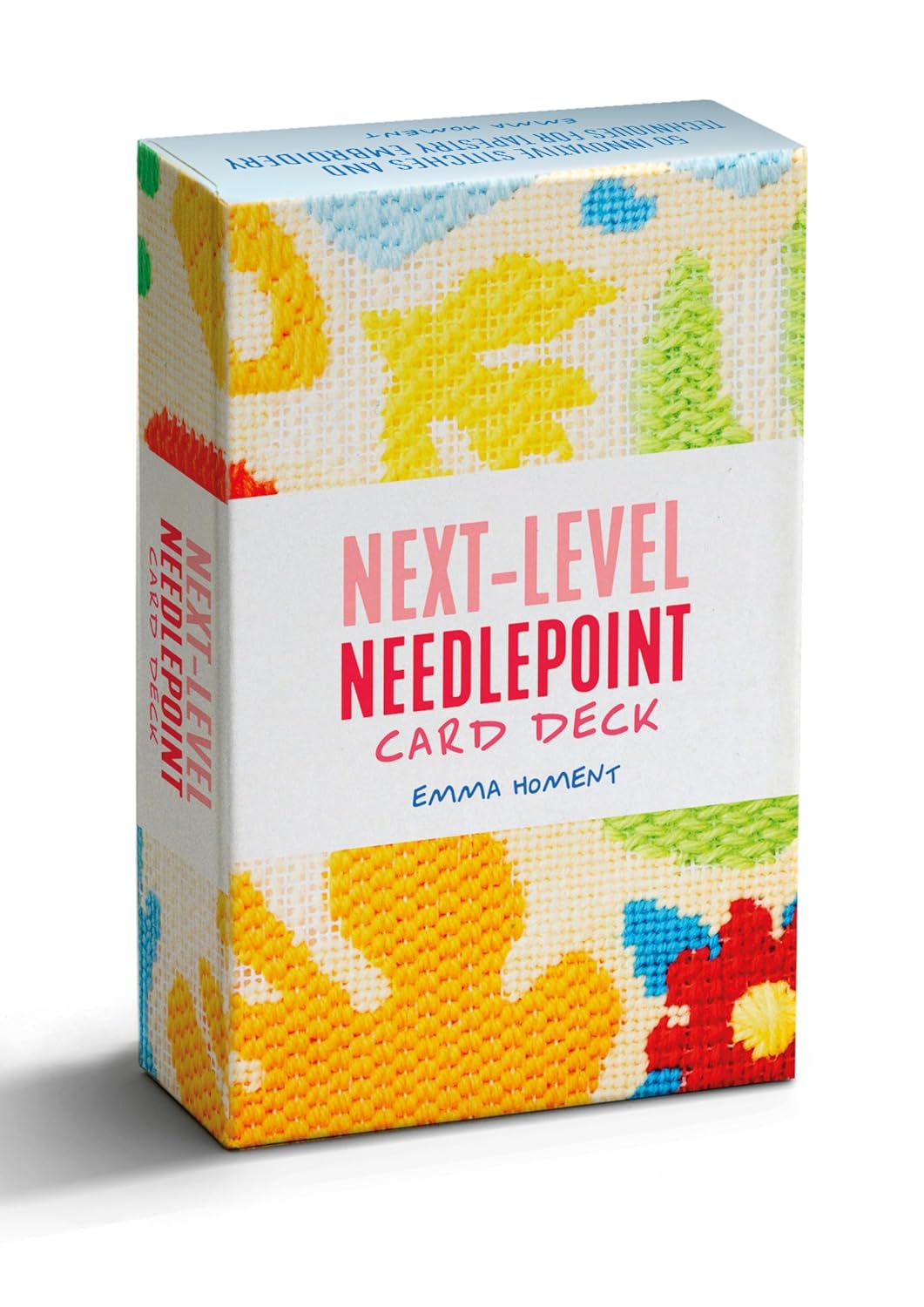 Next-Level Needlepoint Card Deck: 50 innovative stitches and techniques for tapestry embroidery by Emma Homent