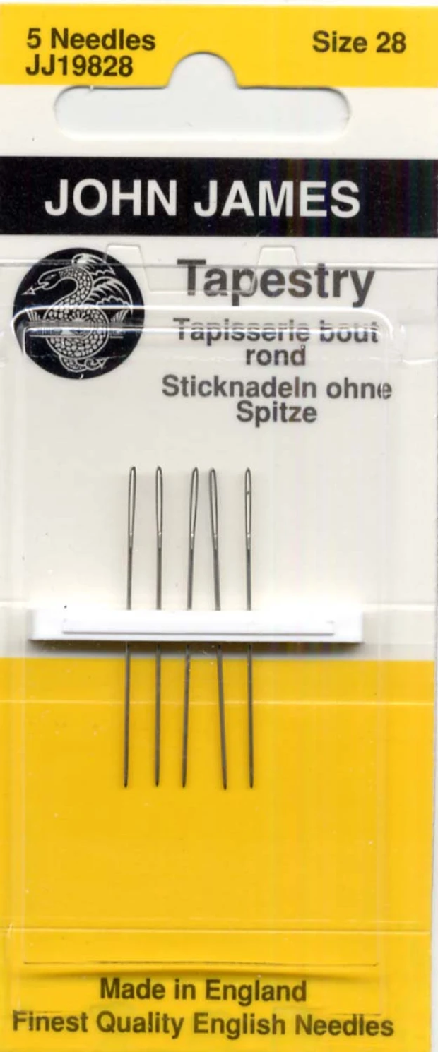 John James Tapestry Needle Size 28 JJ19828
