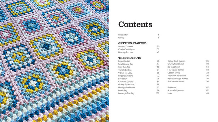 Vintage Granny Squares by Emma Varnam