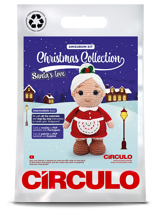 Santas Love Amigurumi Kit 2025 Christmas Collection by Circulo