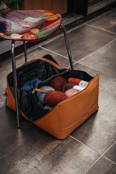 Cleo XL Leather Project Bag from Muud
