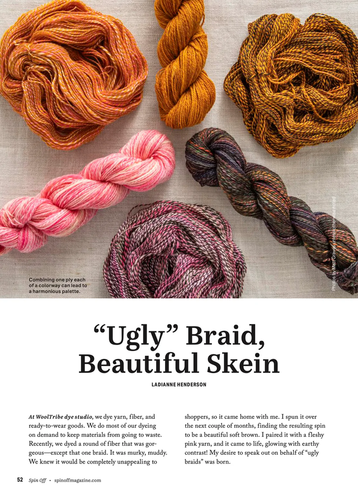 Spin Off - the Art &amp; Craft of Spinning Yarn - Summer 2025 - Vol. XLVV No. 6