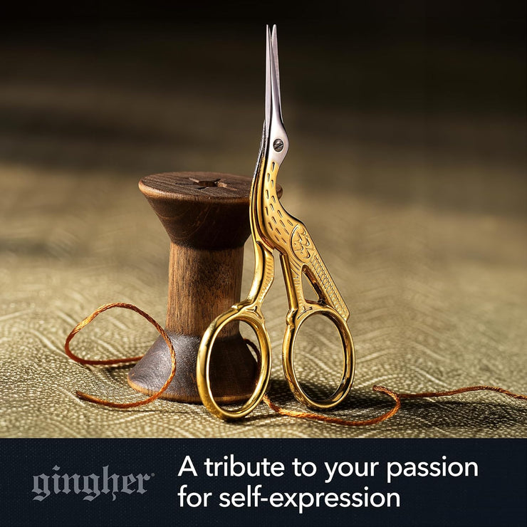 Gingher 3 1/2in Stork Embroidery Scissors