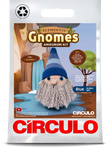 Amigurumi Kit - Elementals Gnomes by Circulo