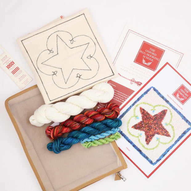 Oxford Punch Needle Kit - Red Star