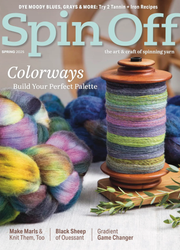 Spin Off - the Art & Craft of Spinning Yarn - Spring 2025 - Vol. XLVIV No. 5
