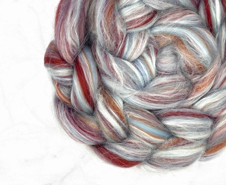 Dyed Merino Top Roving