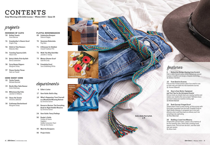 Easy Weaving With Little Looms Winter 2025