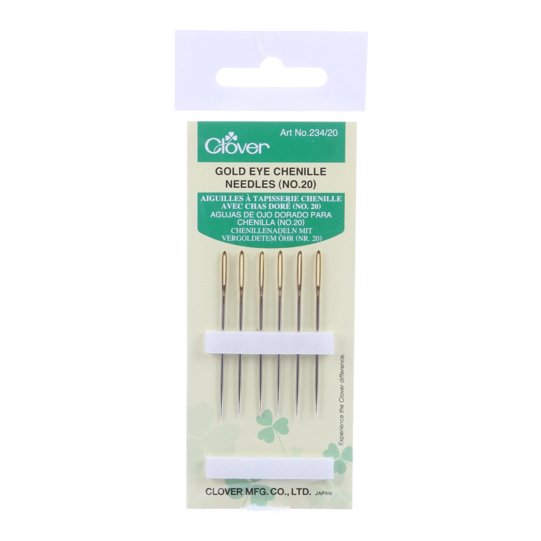 Clover Gold Eye Chenille Needles
