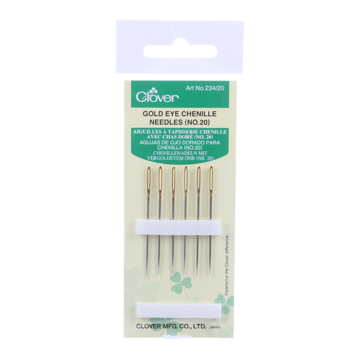 Clover Gold Eye Chenille Needles