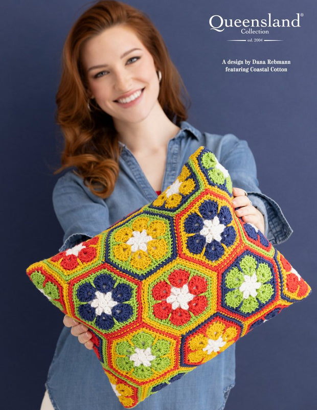 Bold and Bright Pillowcase Crochet Pattern by Dana Roman