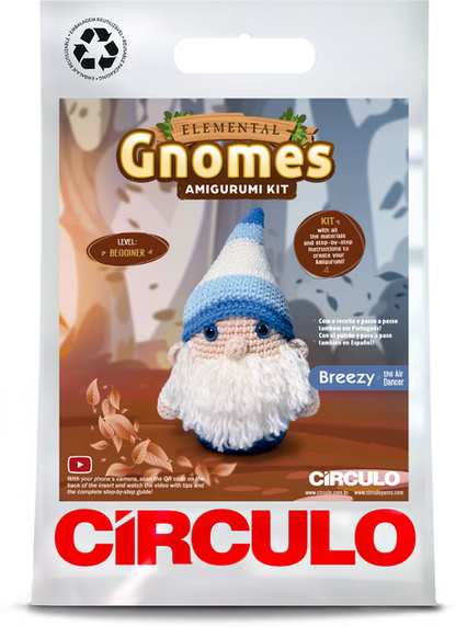 Amigurumi Kit - Elementals Gnomes by Circulo