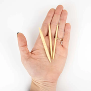 Shortie Bamboo Cable Needles - Set of 3 by Twice Sheared Sheep