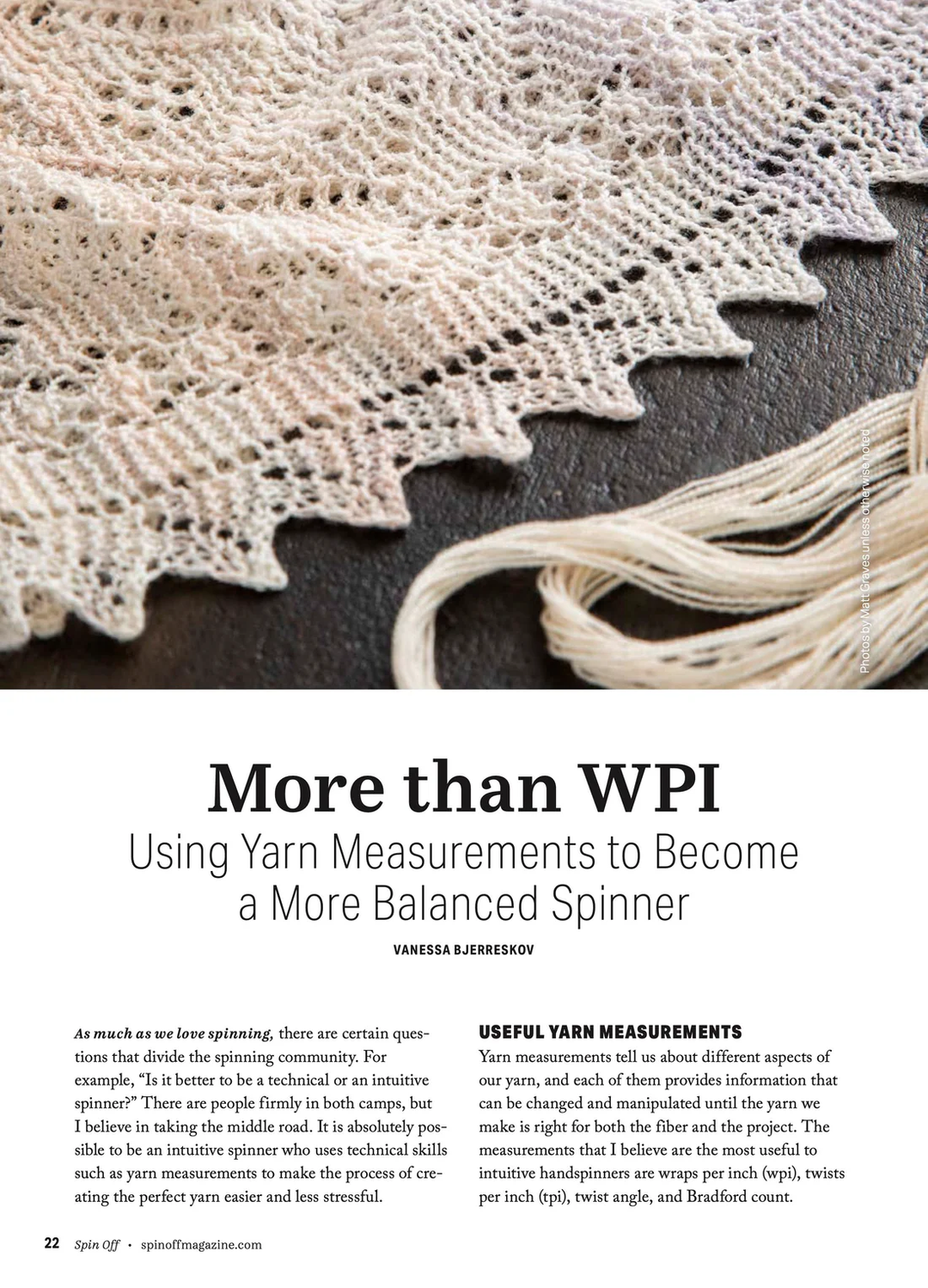 Spin Off - the Art &amp; Craft of Spinning Yarn - Summer 2025 - Vol. XLVV No. 6