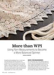 Spin Off - the Art & Craft of Spinning Yarn - Summer 2025 - Vol. XLVV No. 6