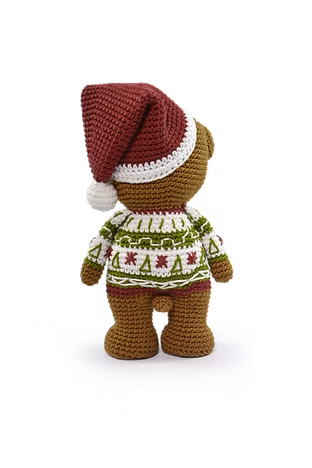 Toni the Bear of Joy Amigurumi Kit 2025 Christmas Collection by Circulo