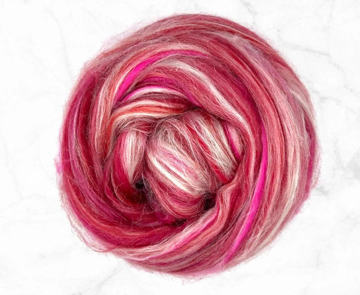 Merino Wool Blend Roving by the Ounce - Aries