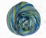 Merino Wool Blend Roving by the Ounce - Aquarius