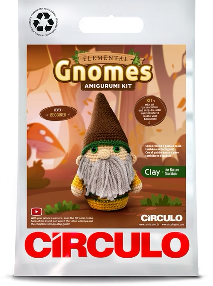 Amigurumi Kit - Elementals Gnomes by Circulo