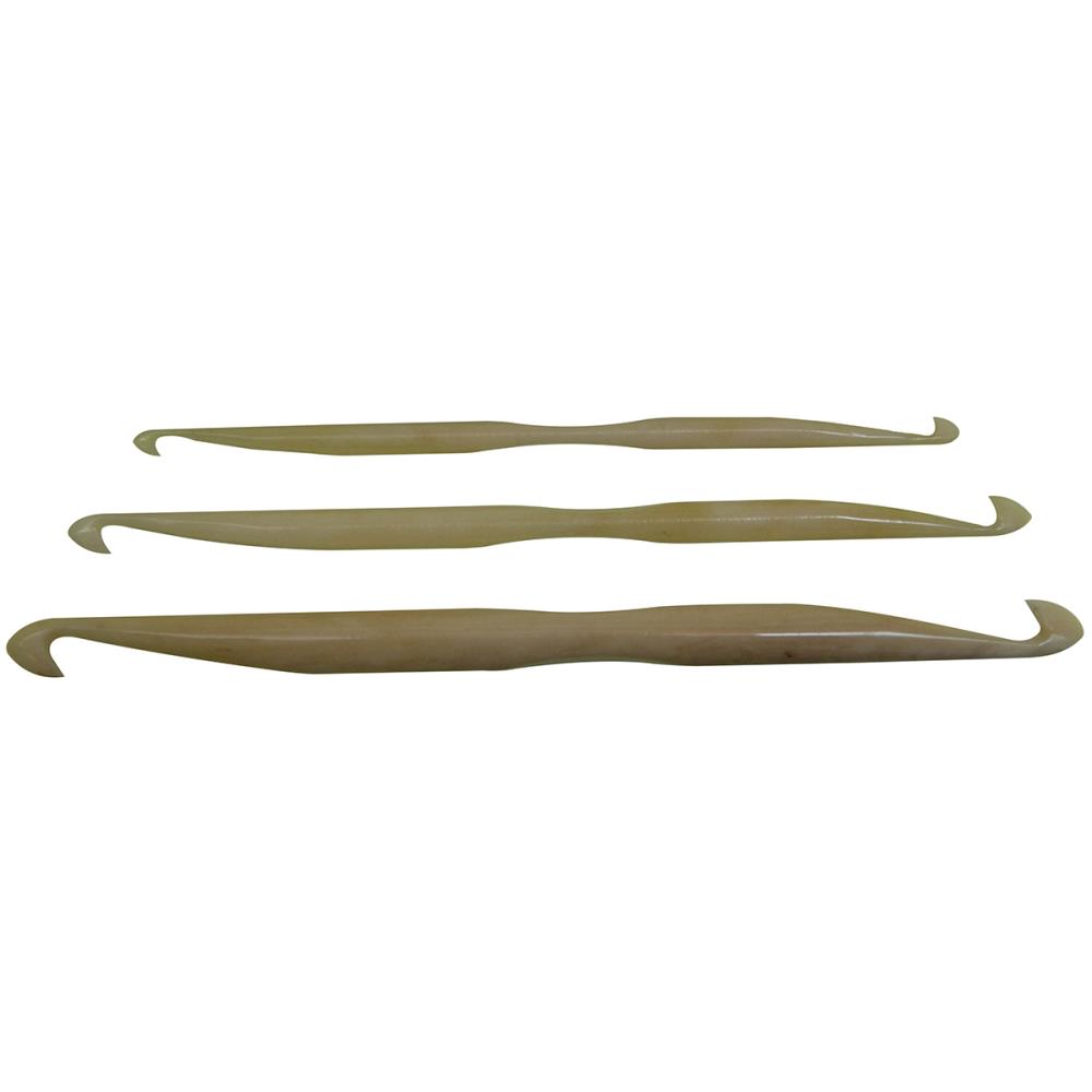Lacis Double-Ended Bone Crochet Hooks 3/Pkg