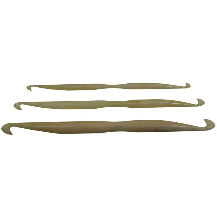 Lacis Double-Ended Bone Crochet Hooks 3/Pkg
