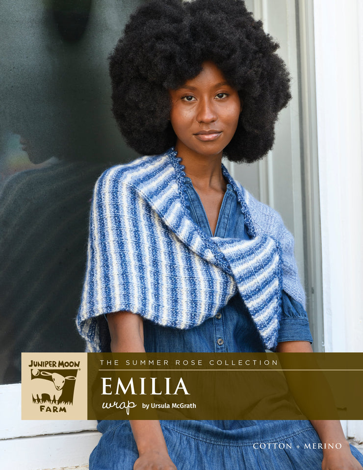 Emilia Knitted Wrap by Juniper Moon Farm