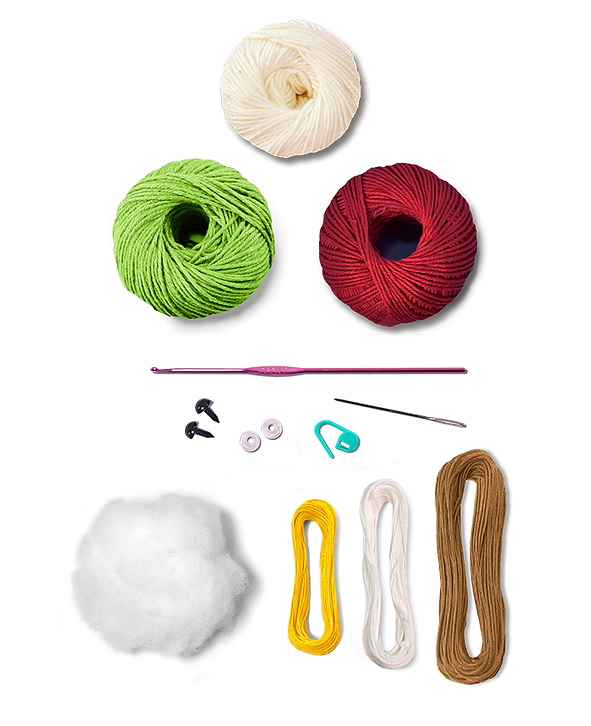 Jolly Santa Amigurumi Kit 2025 Christmas Collection by Circulo