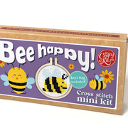 'bee Happy!' Mini Matchbox Cross Stitch Kit