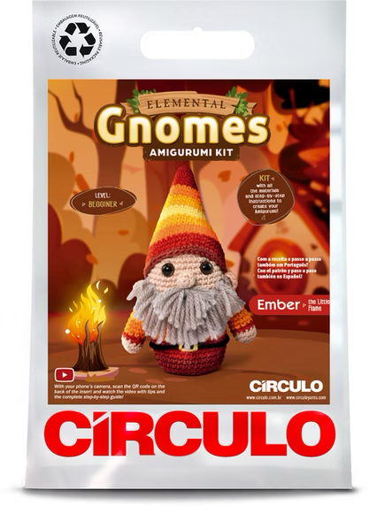 Amigurumi Kit - Elementals Gnomes by Circulo