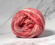 Merino Wool Blend Roving by the Ounce - Kahala Rose