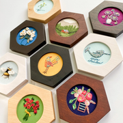 Hexagon Embroidery Hoop Frame for 3" Hoops