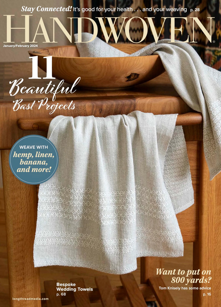 Handwoven Magazine January/February 2024, Volume XLV Number 1
