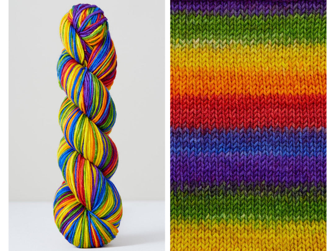 Uneek Worsted Self-Striping Superwash Merino Yarn