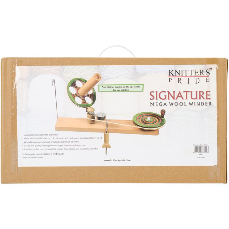 Yarn Winder and Swift Yarn Winder Combo Hand-operated Ball Winder Knitter's  Gifts Center Handcrafted Skein Winder for Knitting Crocheting 