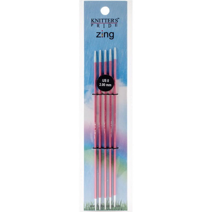 6" Zing Double Pointed Needles - Knitter&