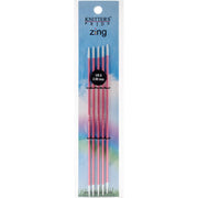 6" Zing Double Pointed Needles - Knitter's Pride