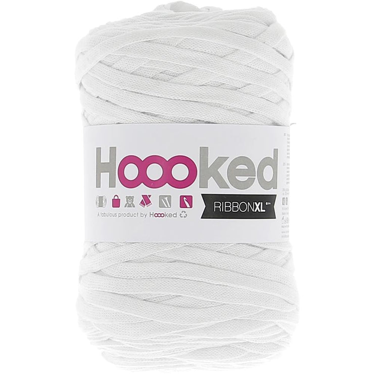 Hoooked Ribbon XL Yarn Optic White