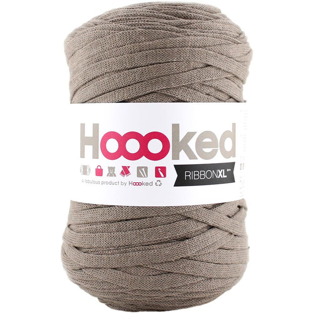 Hoooked Ribbon XL Yarn Earth Taupe