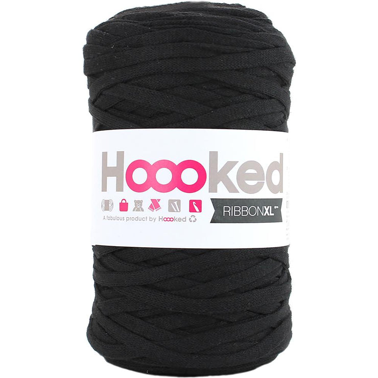 Hoooked Ribbon XL Yarn Black Night