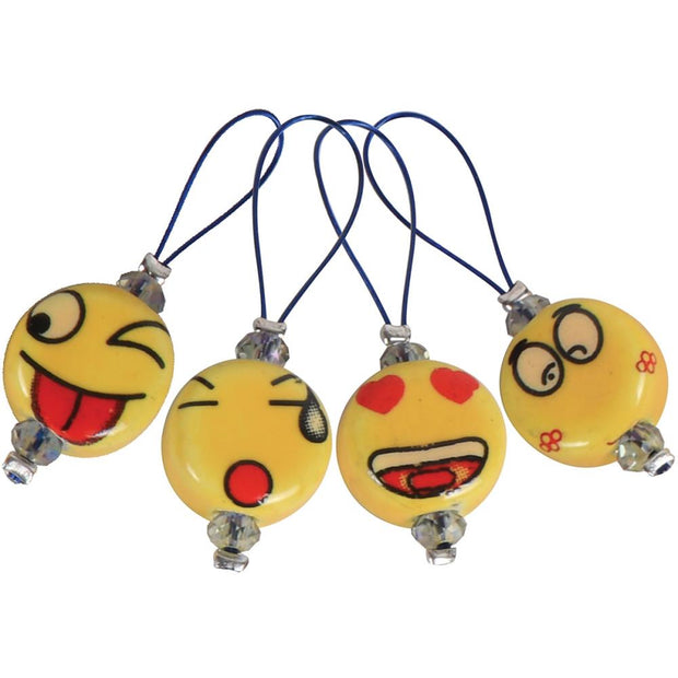 Zooni Stitch Markers Knitter's Pride Smileys Face