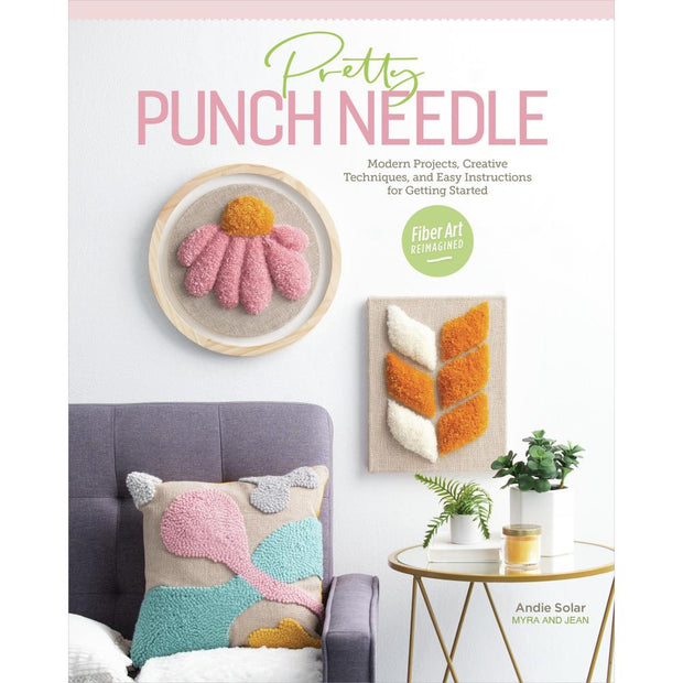 Curious crafters looking for a fun, new hobby look no further! Punch needle artist and instructor Andie Solar provides the perfect introduction with 13 colorful and well-designed projects organized from beginner to advanced and is kid-friendly too. Each project includes step-by-step instructions, full-color pattern, and tips to help you along the way. This comprehensive guide contains information about the various punch needles, which yarn is best for the medium, and how to work with hoop and wooden frames.