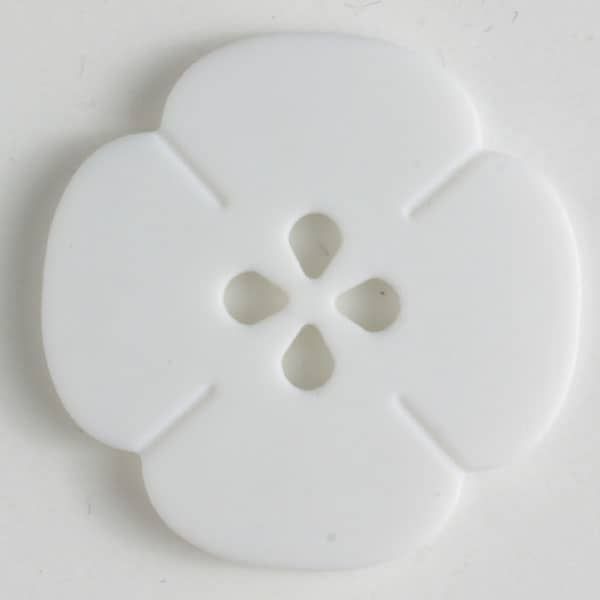 Flower Button with 4 holes - Size: 20mm