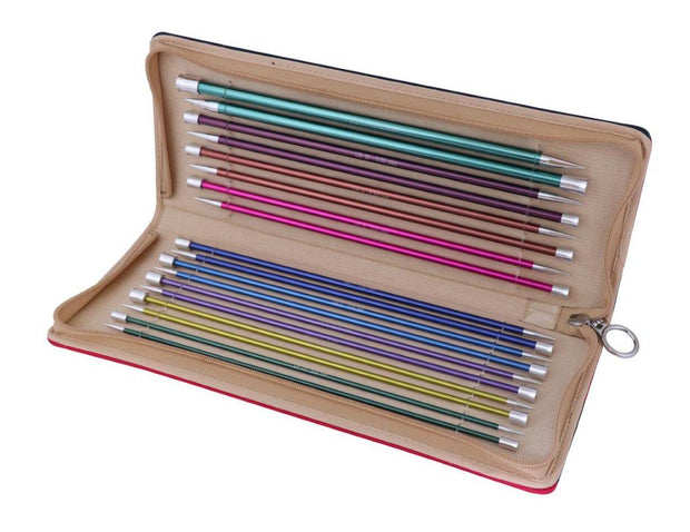 10" Zing Single Pointed Knitting Needle Set