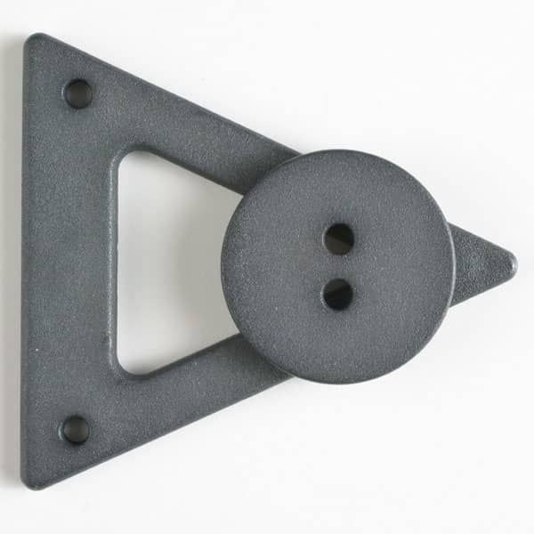 Closure with Button - Size: 70mm