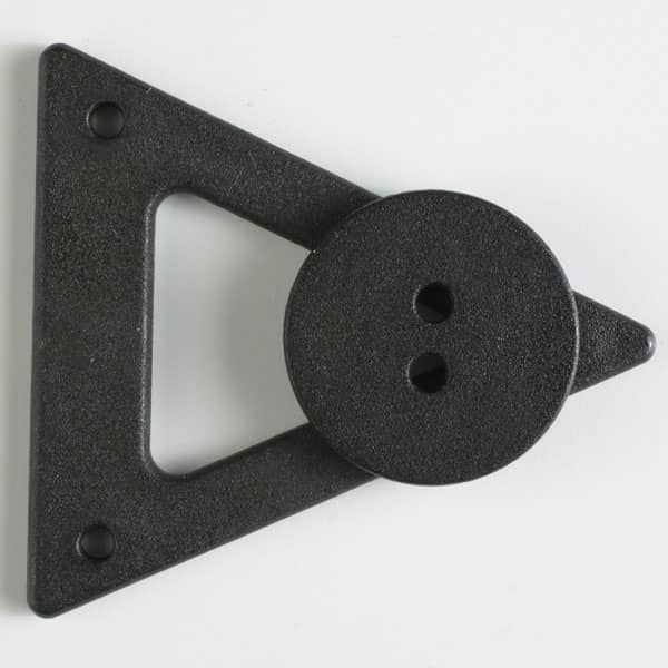 Closure with Button - Size: 70mm