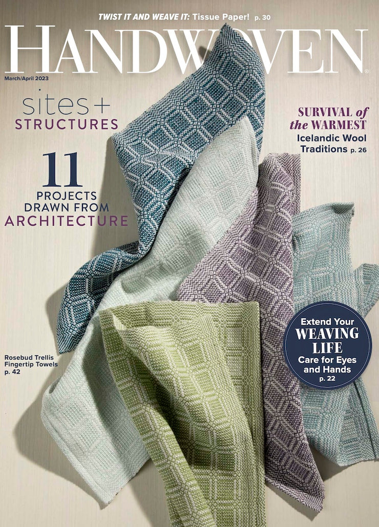 Handwoven Magazine March/April 2023, Volume XLIV, Number 2