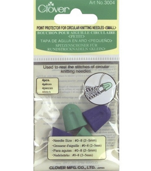 Clover Point Protectors for Circular Knitting Needles