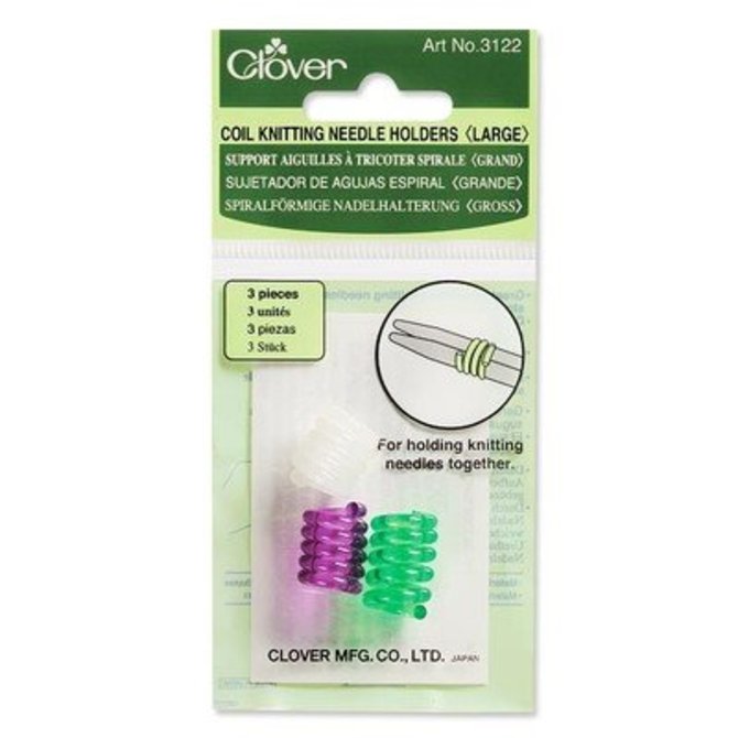 Clover Coil Knitting Needle Holders